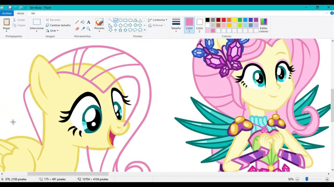 MLP Speedpaint Transformation Legend Of Everfree Mane 7 Ponified [Part1]