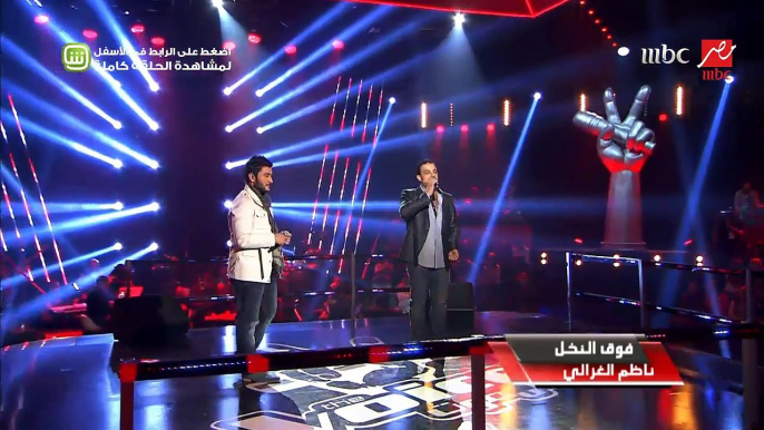 #MBCTheVoice - الموسم الثاني - سامر سعيد وعمار خطاب فوق النخل