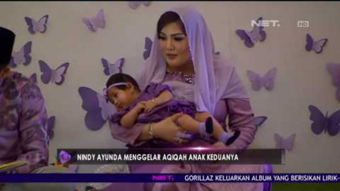 Nindy Ayunda Gelar Acara Syukuran Aqiqah Anak Keduanya