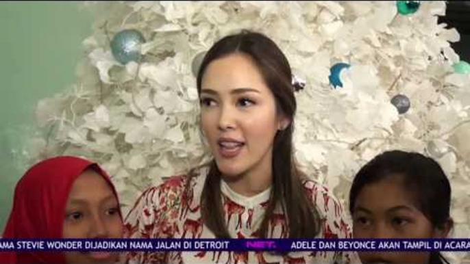 Cathy Sharon Rayakan Sukacita Natal Bersama Para Anak Asuhnya