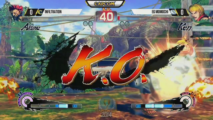 Capcom Cup 2014 USF4 San Francisco: INFILTRATION (Akuma) Vs Momochi (Ken) - Semifinal Losers