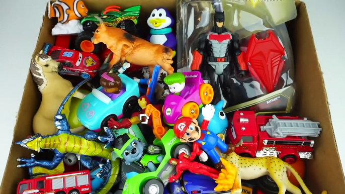 Box Full of Toys | Batman Figure Disney Cars Figures Vehicles toys Cars Disney Action Figures 4