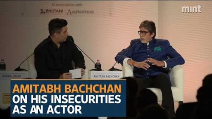 Insecurity is a continued assessment of what you have done: Amitabh Bachchan