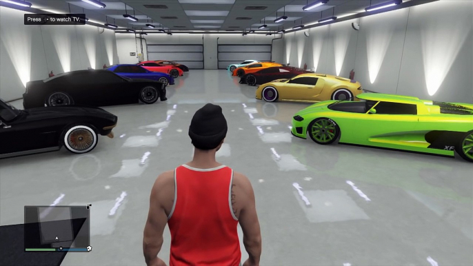 GTA 5 Online - SAINTSFAN'S GARAGE TOUR 4.0 (Modded Cars, Modded Colors & More) [GTA V]