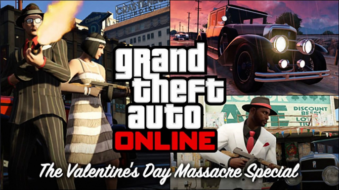 GTA Online - NEW "Valentine's Day" Massacre DLC (Free Gun & Car) [GTA V Multiplayer]