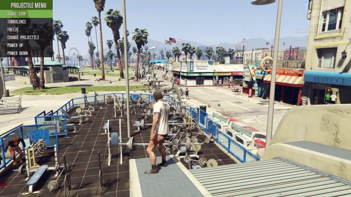 GTA 5 PC - Projectile Mod [Mod Showcase]