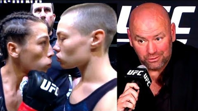 MMA Community reacts to Rose Namajunas vs Joanna Jedrzejczyk,Bisping is crushed,Dana on UFC 217