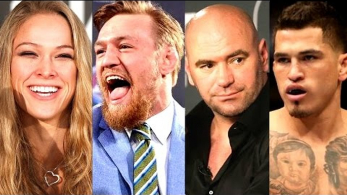 Conor McGregor and Ronda Rousey are Mega Stars,Dana White on future UFC Star,Pettis misses weight