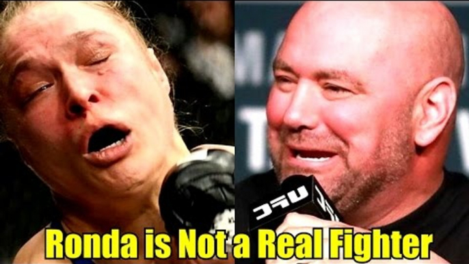 Ronda Rousey is not a real Fighter,Dana White-Ronda doesn't need to fight anymore,UFC 207 Results