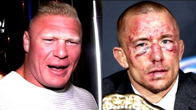 Brock Lesnar announced retirement from MMA because he doesn't want to be drug tested?,GSP Returns