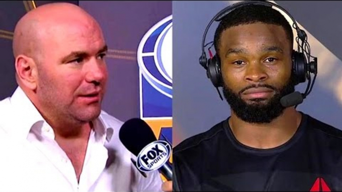 Tyron Woodley slams UFC 209 Promos calls Dana White a Drama Queen,Joanna Jedrzejczyk on Namajunas