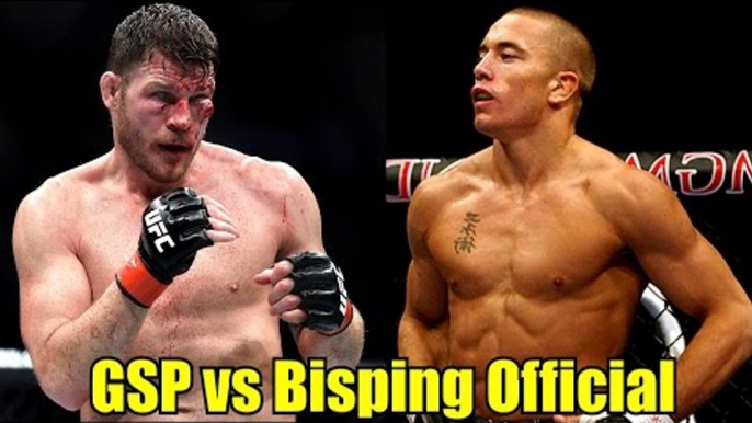 Its Official-Dana White Announces GSP vs Bisping for Middleweight title,Tyron should be a Stud Champ