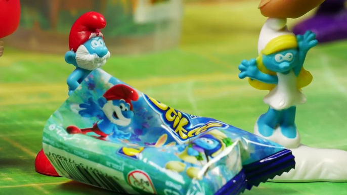 Smerfy Happy Meal & Stikeez z Lidla - Smerfy Poszukiwacze Zaginionej Wioski Film - Bajki dla dzieci