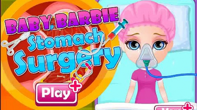 ❤ Baby Barbie Stomach Surgery - Baby Barbie Doctor Games For Kids To Play