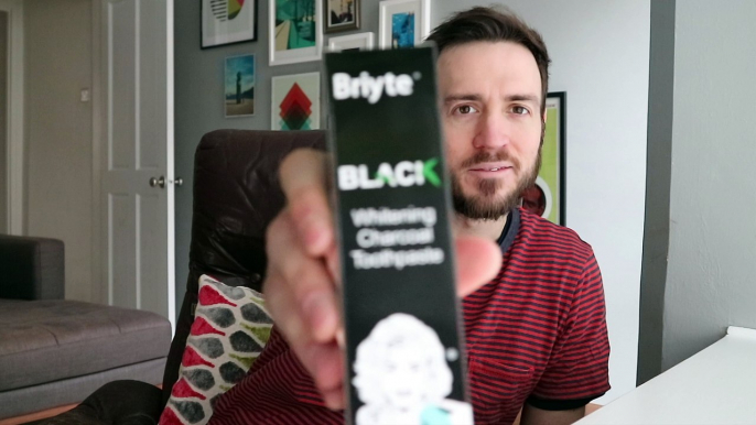 Review of Briyte ® Black Teeth Whitening CHARCOAL TOOTHPASTE (Vegan Bamboo Tooth Whitener)