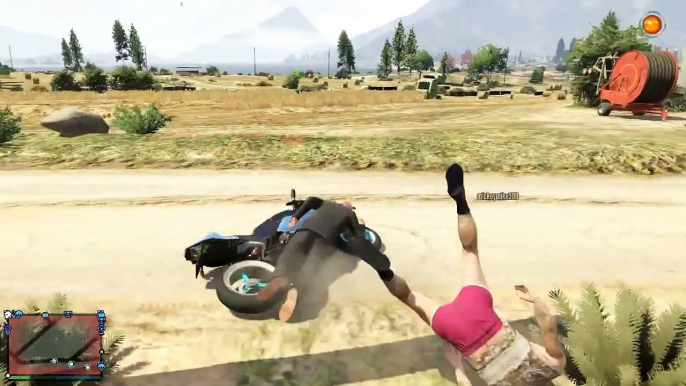 GTA 5 Funny Moments BIKE JUMPS!!! - DownHill Bike Jumps GTA5 - Grand Theft Auto 5 Funny Montage