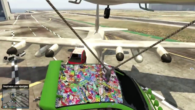 GTA 5 Funny Challenges | FLYING SMART CARS OVER THE OCEAN | GTA V Insane Stunts, Cars & Planes