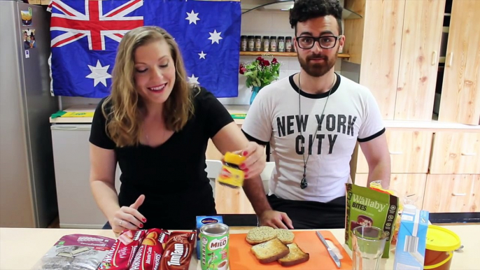 Taste Testing Aussie Treats - Vegemite, Milo, Tim Tams!