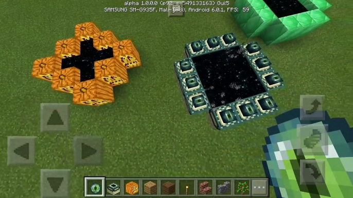 How To Make Custom Ender Portals in MCPE - Minecraft PE (Pocket Edition)