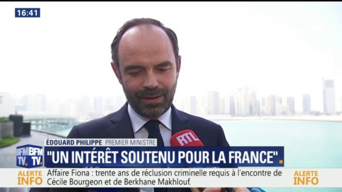 Aux Emirats, Edouard Philippe a "senti leur intérêt pour les projets à faire en France"