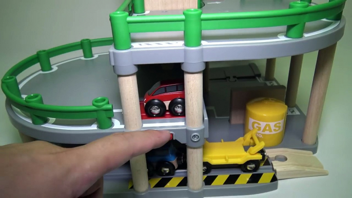 Brio parking garage educational toys video for children