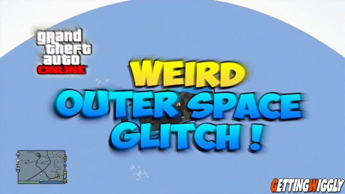 GTA 5 Online - Launched into Outer Space - Weird Glitch - Car in the Atmosphere!