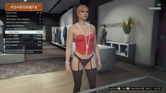 GTA 5 Online - ALL "Valentines DLC Female Clothes" Panties & Stockings! (Valentines Day DLC)