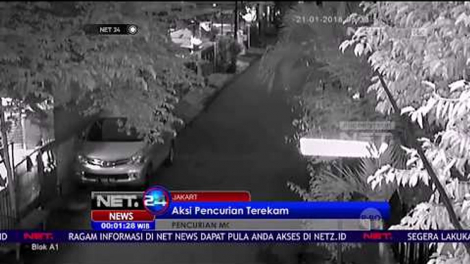 Aksi Pencurian Mobil Terekam CCTV - NET 24