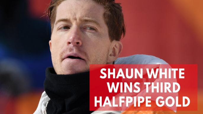 Winter Olympics: U.S. Snowboarding Legend Shaun White Earns Historic Third Halfpipe Gold