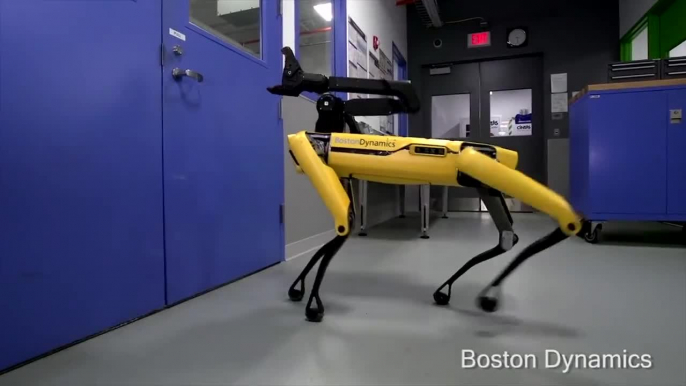 Boston Dynamics door-opening robot