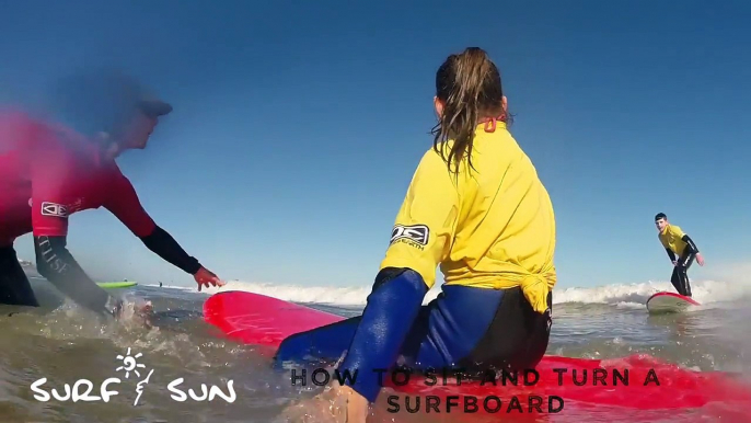 Tips To Sit and Turn A  Surfboard.