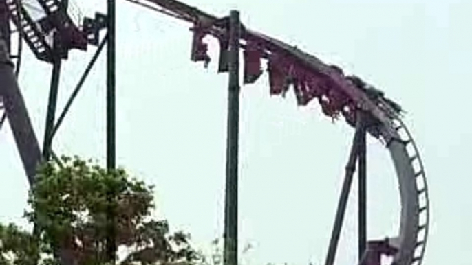 Batman The Ride off ride video