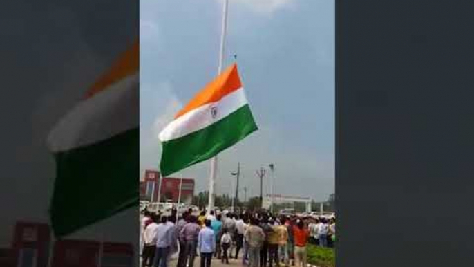 130ft tall tricolor in Bareilly