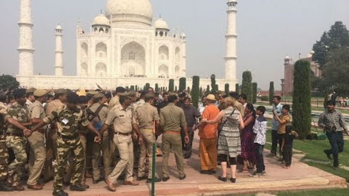 आगरा दौरा योगी ने किया ताज का दीदार II Chief Minister Yogi Adityanath in Agra, Agra Hindi News