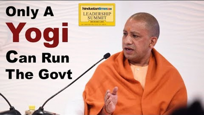 Exclusive interview : CM Yogi Adityanath || योगी आदित्यनाथ || HT Leadership Summit