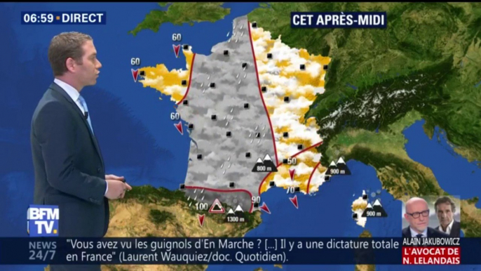 Du gris et de la pluie à l'ouest, plus de soleil à l'est ce mardi