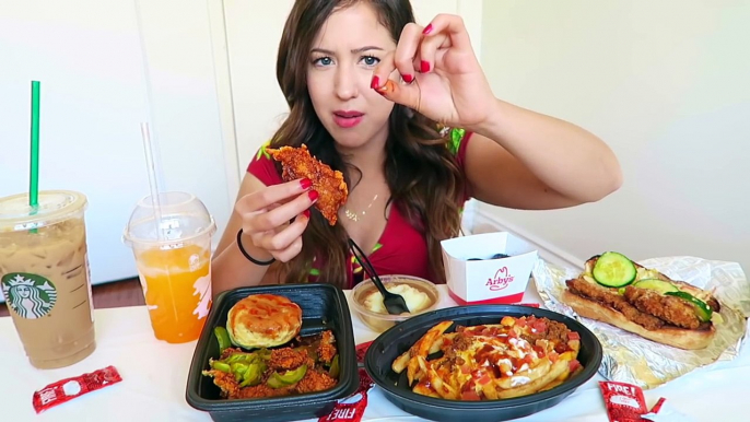 NEW FAST FOOD MUKBANG!! TACO BELL, KFC, JACK IN THE BOX (Eating Show)