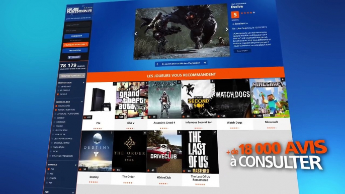 We Are PlayStation : le site des joueurs PS4, PS3 et PS Vita