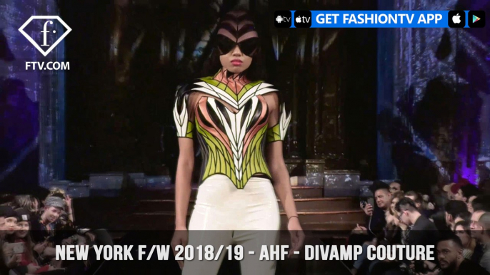 New York Fashion Week Fall/Winter 18 19 - Art Hearts Fashion - Divamp Couture | FashionTV | FTV