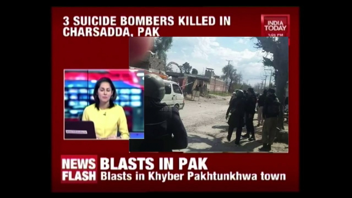 3 Suicide Bombers Killed In Charsadda Blasts In Pakistan