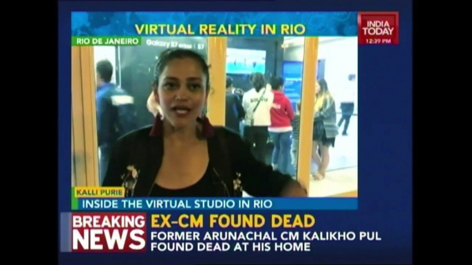 Inside Samsung's Virtual Reality Studio In Rio With Kalli Purie