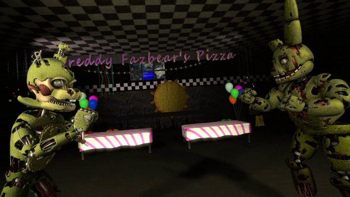 [FNAF-SFM] Five Nights At Freddy's Animation - Springtrap v.s Springtrap (FNAF6 v.s FNAF3 and more!)