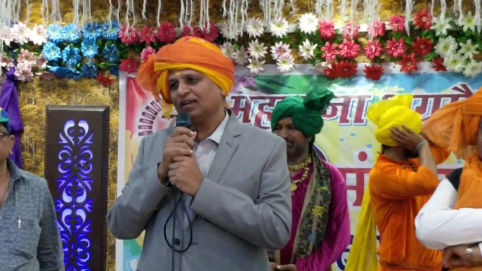 Delhi Home Minister Satyendar Jain at Holi Mangal Milan Samaroh organised by Maharaja Agrasen Sangathan in Delhi