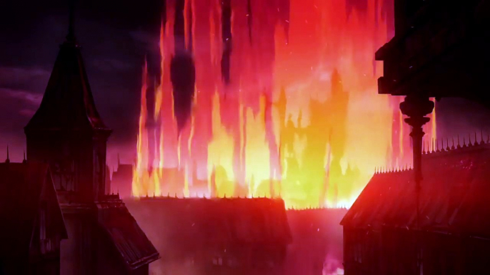 Castlevania Animated Series - Night Creature Attack Scene