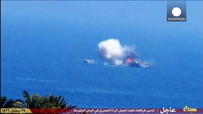 ISIL says it launched missile attack on Egypt navy ship