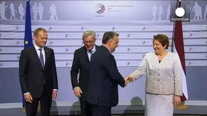 'Here comes the dictator' Juncker's cheeky welcome for Hungarian PM