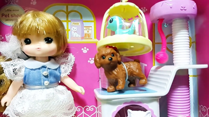 루루의 리틀미미 가방 펫샵 Princess Toys Doll Little Mimi Handbag Pet Shop For Kids