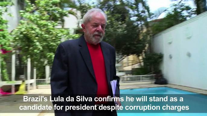 AFPTV exclusive interview with former Brazilian president Lula