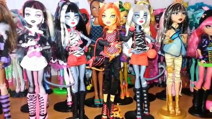 МОЯ КОЛЛЕКЦИЯ КУКОЛ МОНСТЕР ХАЙ (Обзор My Monster High doll collection)