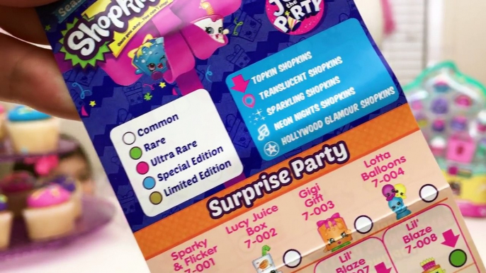 NEW Season 7 Shopkins Join the Party + Cupcake Queens Sprinkle Party 12 packs CookieSwirlC inspired